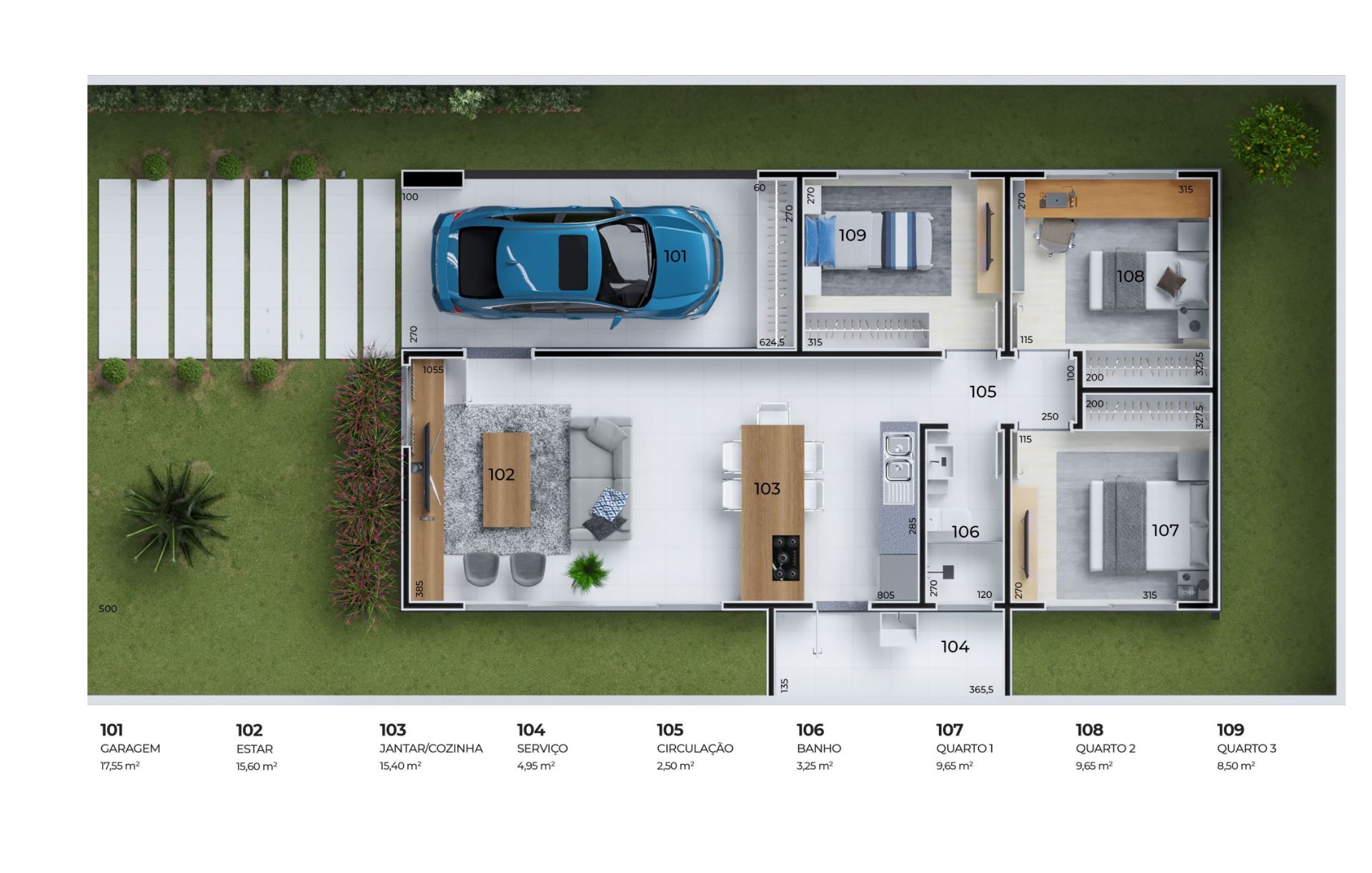 Planta Baixa Escala Casa De MuÃ±ecas Casa Cleveland 104 M²
